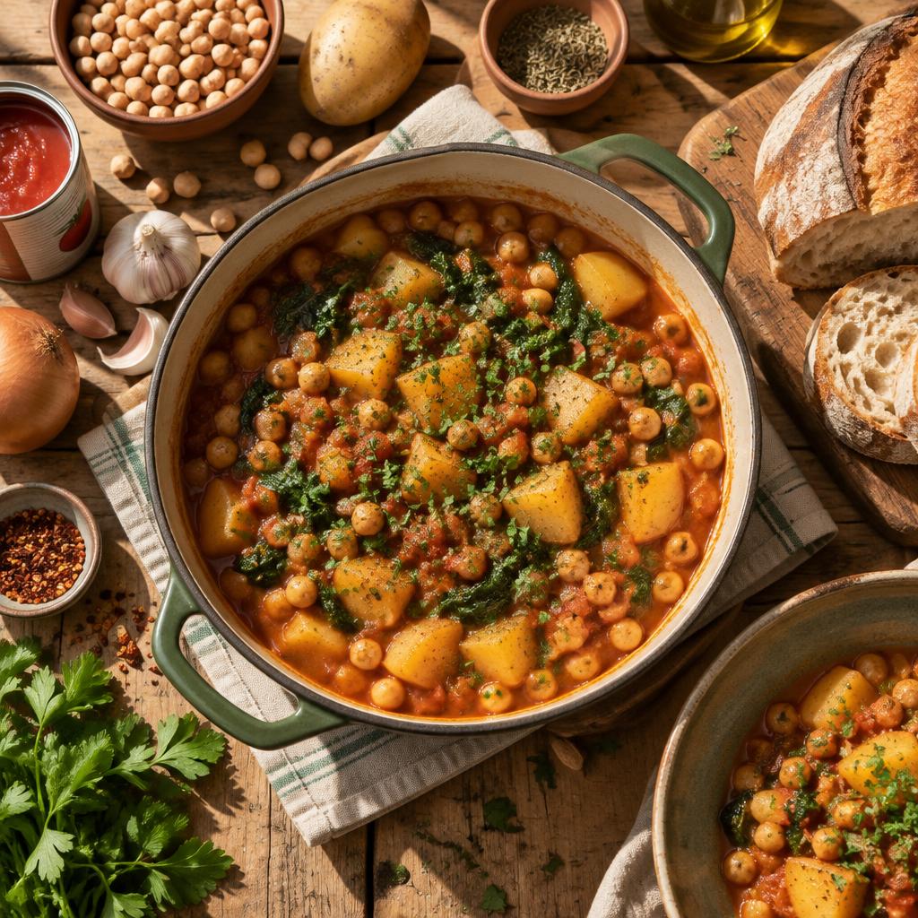 Budget Chickpea & Potato Stew